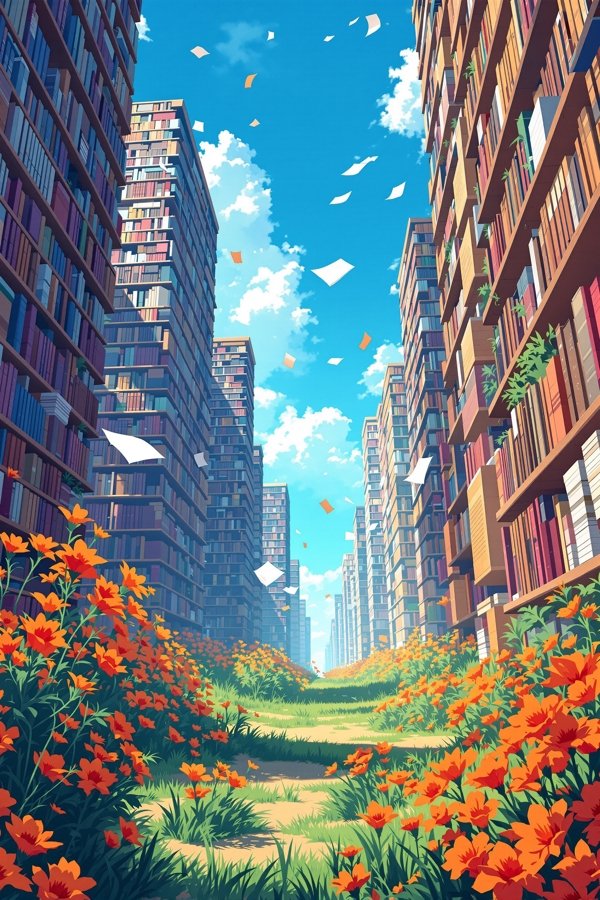 最后的图书馆 动画海报 最后的图书馆 动画海报